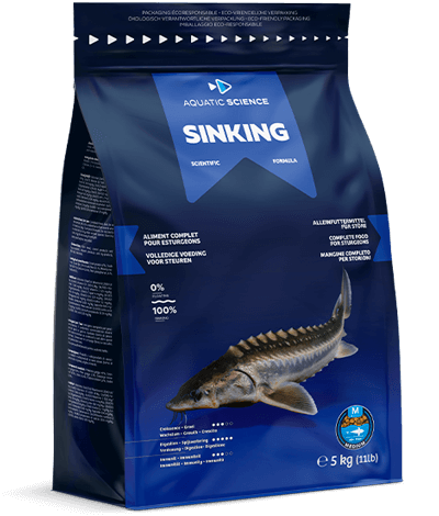 Nourriture pour poissons – Sinking, alimentation coulante pour poissons carnivores et de fond en eau froide.